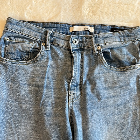 Ella Moss high waist straight light wash jeans - Picture 3 of 4